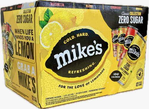 MIKES ZERO HARD LEMONADE VTY 12CN