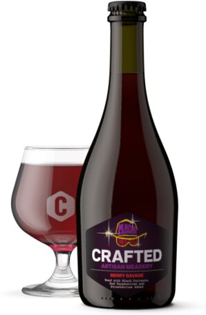 B Crafted Artisan Meads Macho Mead Berry Savage Session Mead