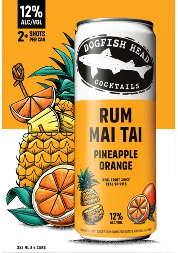 Dogfish Cocktails Pineapple Orange Rum Mai Tai