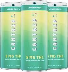 Cantrip Lemon Basil Seltzer 5mg Thc