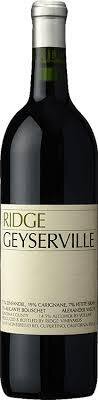 Ridge Geyserville Alexander Valley