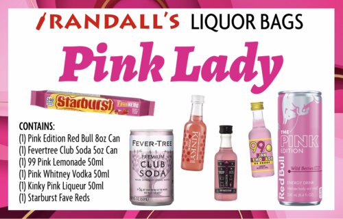 Liquor Bag - Pink Lady