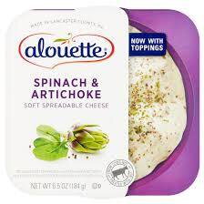 ALOUETTE SPINACH & ARTICHOKE SPREAD 6.5 OZ