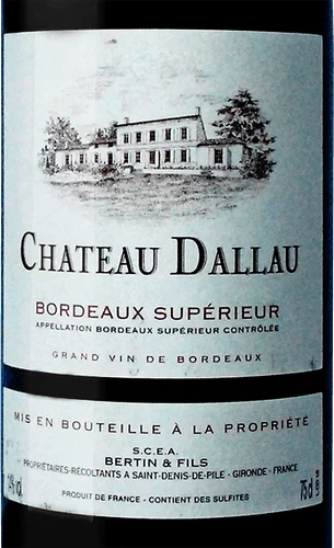 Château Dallau Bordeaux Superieur 2020