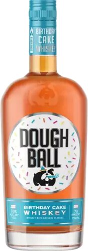 Dough Ball Whiskey Birthday Cake