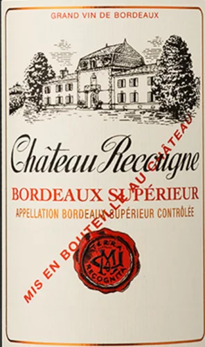 Château Recougne Bordeaux Supérieur 2020