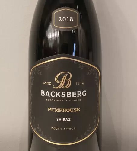 Backsberg Pumphouse Shiraz