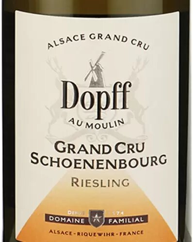 Dopff Au Moulin Riesling Gand Cru Schoenenbourg