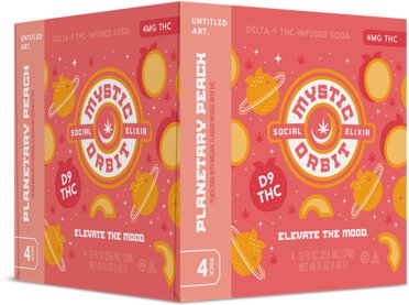 Untitled Art Mystic Orbit Planetary Peach 4MG THC