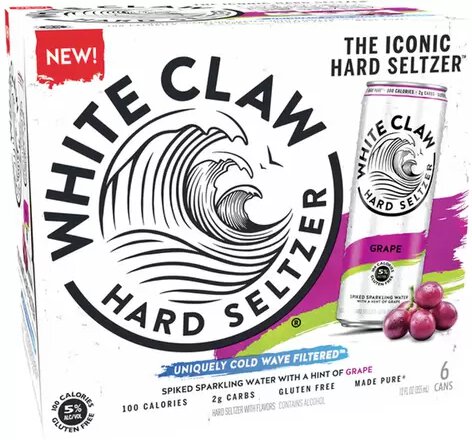 White Claw Hard Seltzer Grape