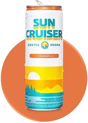 Cocktail Sun Cruiser Iced Ted & Vodka Peach