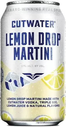 CUTWATER LEMON DROP MARTINI 4PK CAN