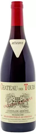 Chateau Des Tours Grande Reserve Cotes du Rhone Red 2015 750ml