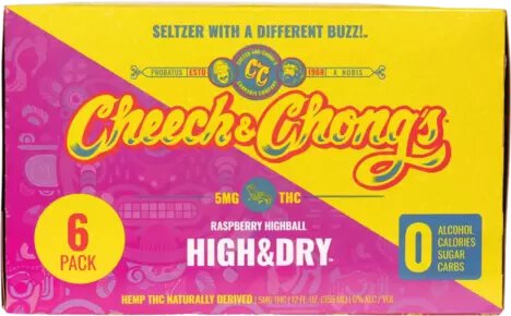 Cheech And Chong Rasberry Highball 5mg Thc Cn