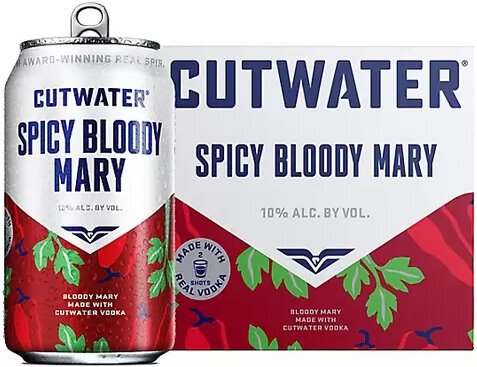 Cutwater Spirits Spicy Bloody Mary Ready to Drink Cocktail