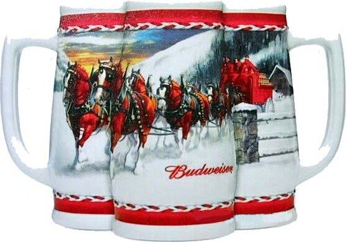 Budweiser Holiday Stein 2010