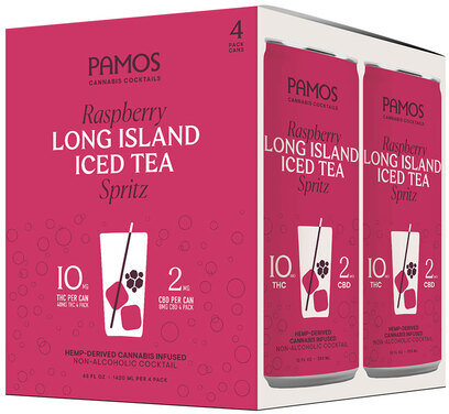 Pamos Raspberry Long Island Iced Tea 10mg THC