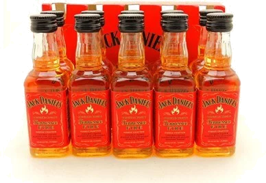 Jack Daniel's Ten Pack Tennessee Fire Cinnamon Whiskey
