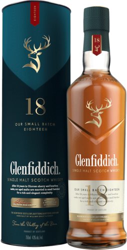 Glenfiddich 18 Year Old Single Malt Scotch Whisky