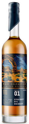 Rare Character Whiskey Limited Release Batch Cask Strength Straight Rye Whiskey