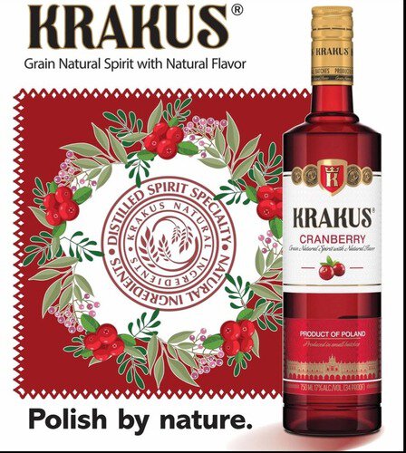 Krakus Vodka Cranberry
