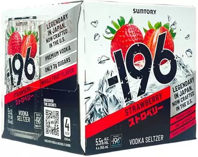 -196 Vodka Strawberry Seltzer