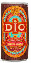 Dio Canned Cocktails Tahitian Vanilla Espresso Martini