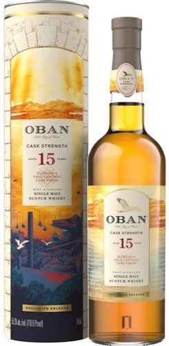 Oban 15 Year Cask Strength Finished in Oloroso and Palo Cortado Sherry Casks Single Malt Scotch