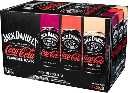 Jack Daniels & Coca Cola Variety Pack