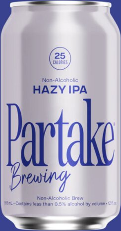 Partake Brewing Co (Canada) Hazy IPA Non-Alcoholic 12oz 6pk Cans