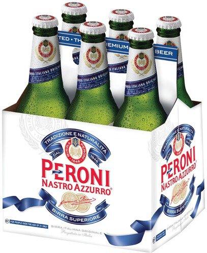 Peroni Lager 11.2oz 6pk Bottles