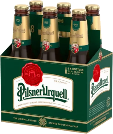 Pilsner Urquell 11.2oz 6pk Bottles