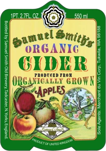 Samuel Smith (GBR-England) Organic Cider 12oz 4pk Bottles