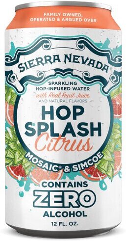 Sierra Nevada (CA/NC) Hop Splash Citrus Zero Alcohol 12oz 6pk Cans