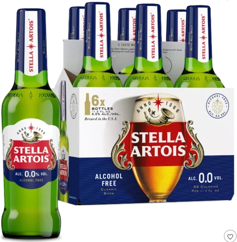 Stella Artois Liberte Non-Alcoholic Lager 11.2oz 6pk Bottles