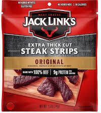 Jack Links Premium Beef Steak Strips Extra Thick Cut Original