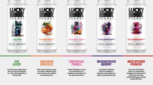 Lucky Beverage Energy Bodacious Berry