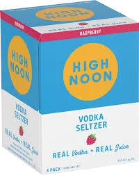 HIGH NOON VODKA SELTZER RASPBERRY 4 Pack Cans