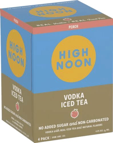 High Noon Peach Vodka Iced Tea