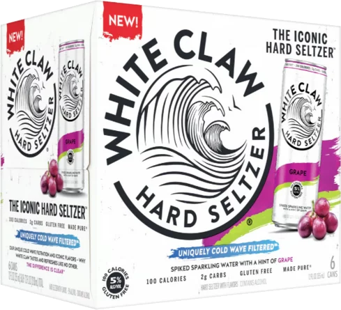 White Claw Grape 6pk Can