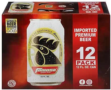 Famosa Beer Cans