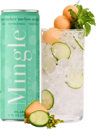 Mingle Mocktails Cucumber Melon Mojito