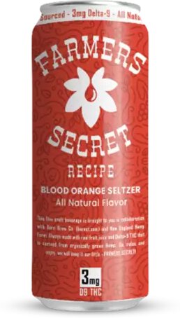 Farmers Secret Thc Blood Orange Seltzer