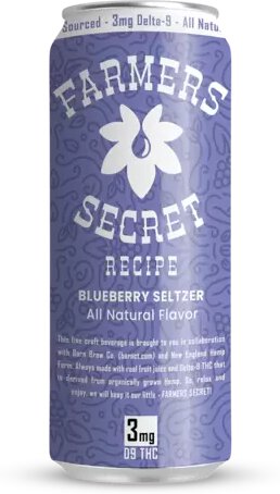 Farmers Secret Blueberry Seltzer