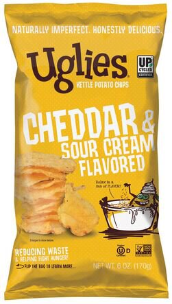 Uglies Kettle Chips Cheddar & Sour Cream Each
