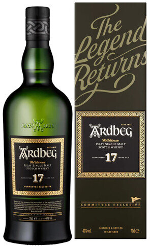 Ardbeg The Legend Returns 17 Year Old Single Malt Scotch Committee Exclusive