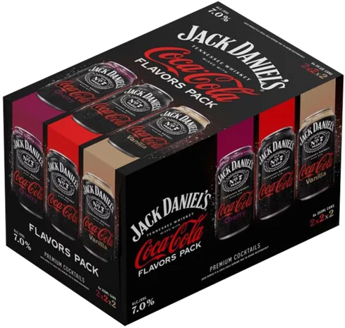 Jack Daniels Coca Cola Flavors Variety Pack RTD