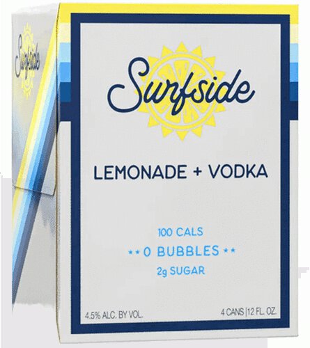 Surfside Lemonade Vodka (4-Pack) Cans