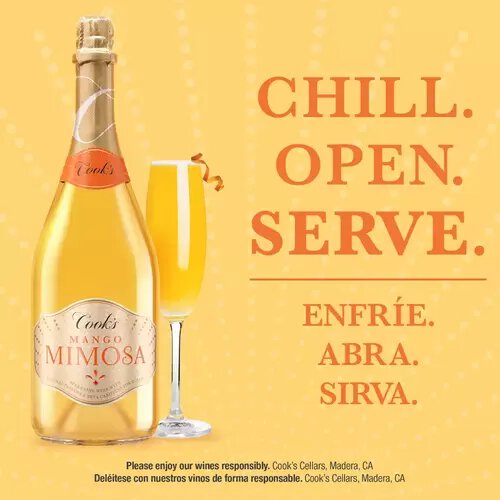 Cook's Sparkling Mango Mimosa