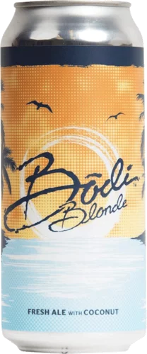 Hoboken Brewing Bodi Blonde Fresh Ale With Coconut